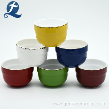 Wholesale Small Cute On-glazed Ceramic Bowl